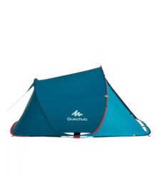 Hill Camping Tent With Poles Work